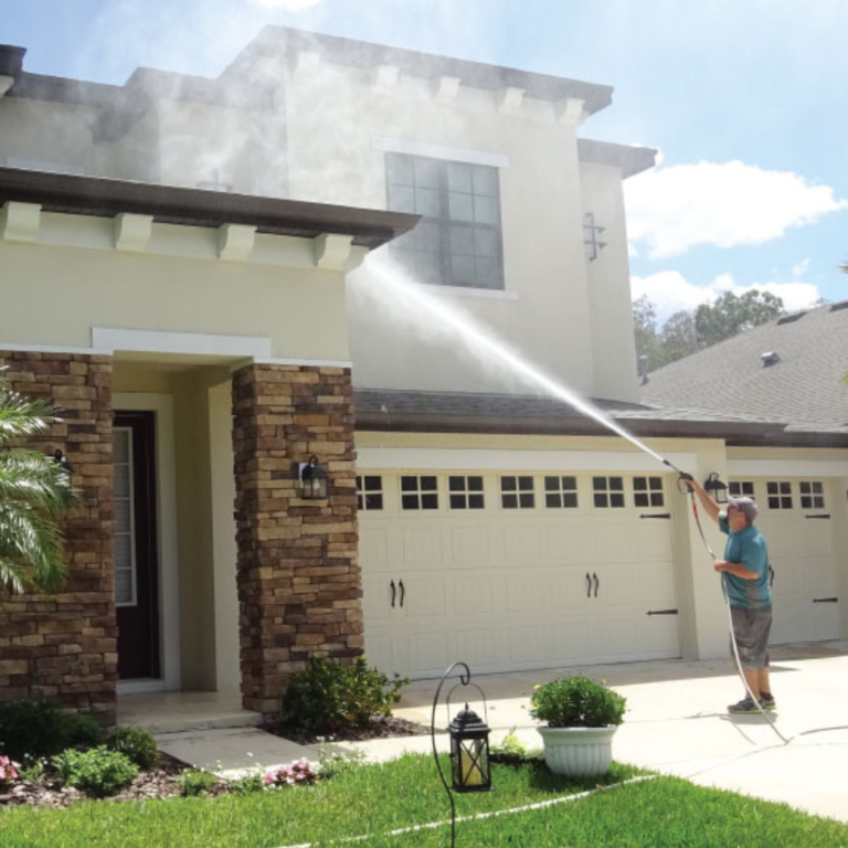 pressure-washing